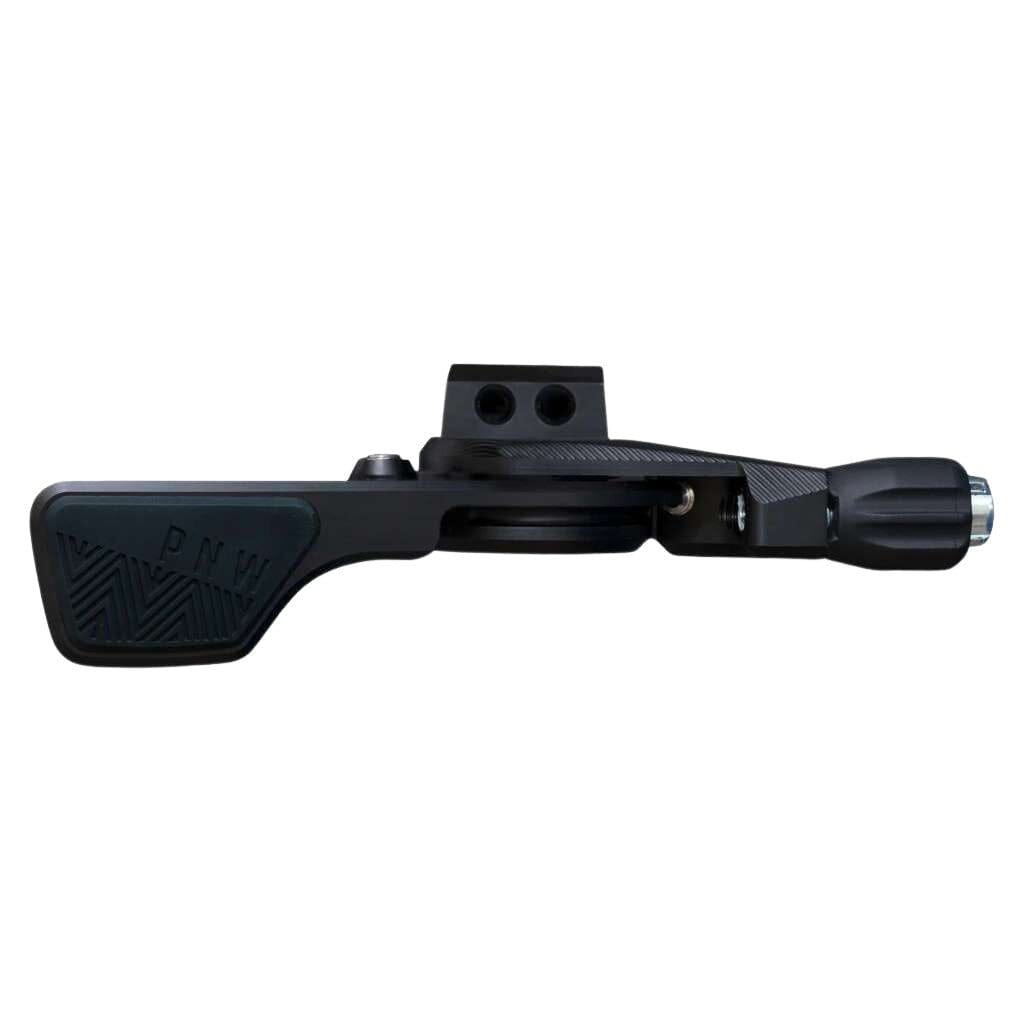 PNW Components Loam Lever Gen 1 Bicycle Dropper Post Lever PNW Components Black 22.2mm Handle Bar Clamp Blackout Black